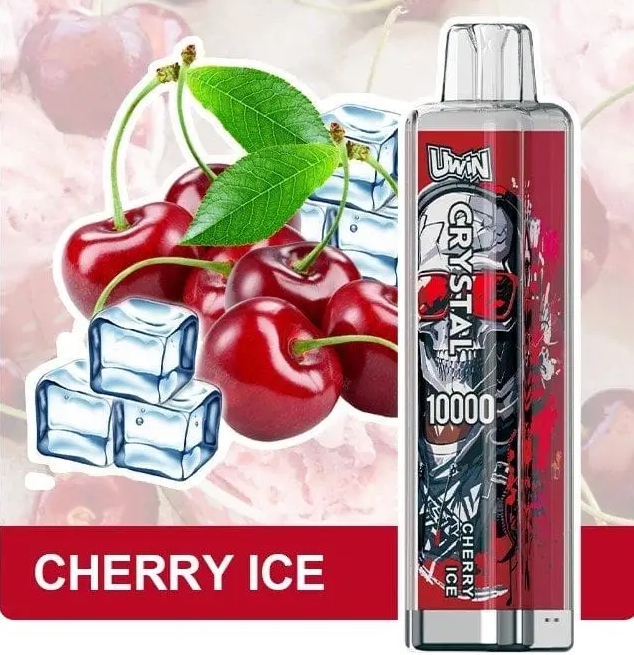 UWIN CRYSTAL 10000 Puffs Vape - led od višanja: Savršen spoj stila i okusa za hrvatske vapere